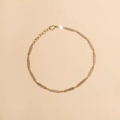 Yellow gold bracelet