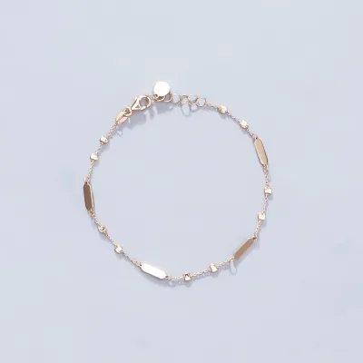 Yellow gold bracelet