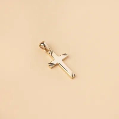 Yellow gold cross