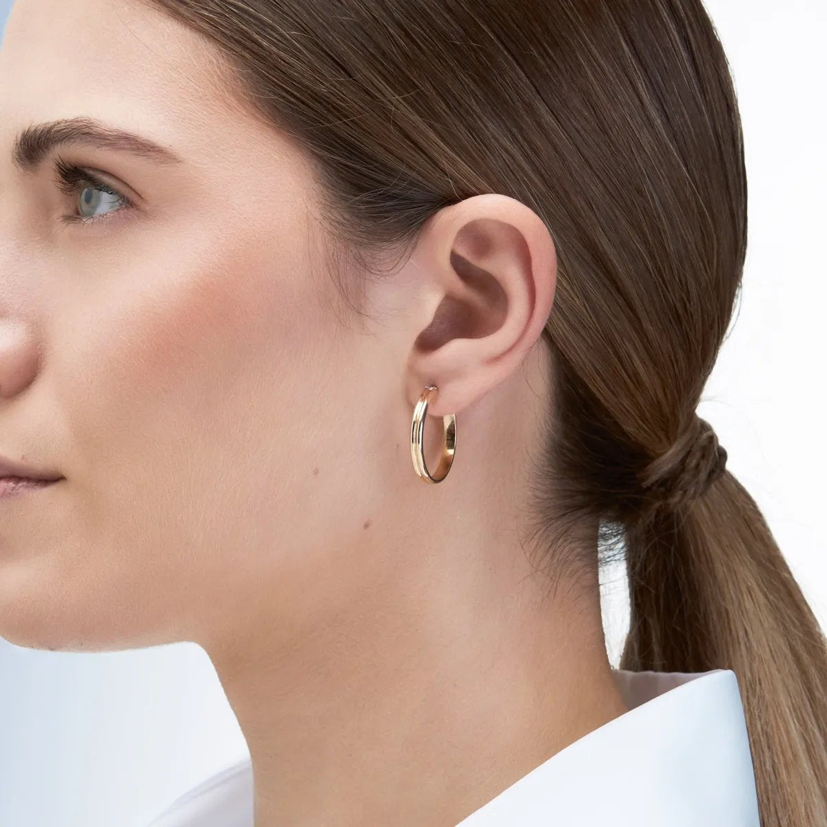 Yellow Gold Hoop Earrings