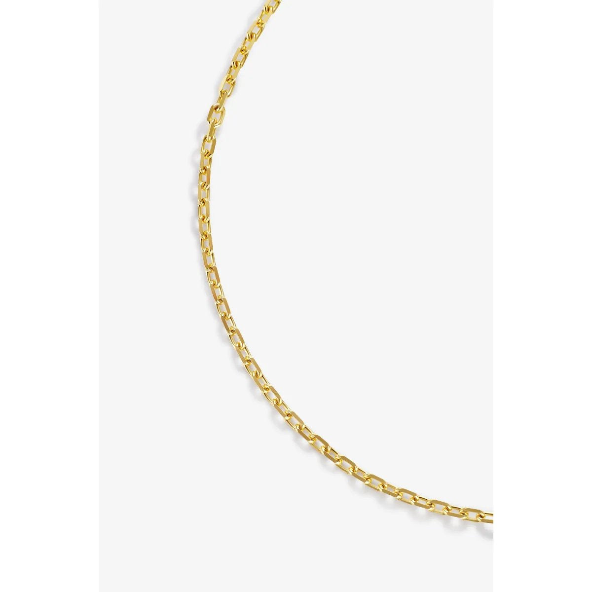 Anchor - Diamond-cut Gold Chain