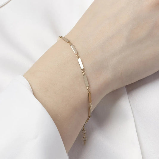 Yellow gold bracelet
