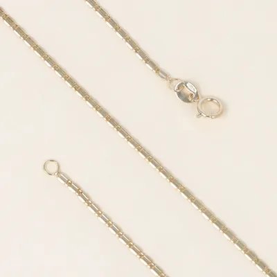 Light snail chain in yellow gold