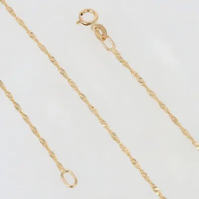 Singapore yellow gold chain