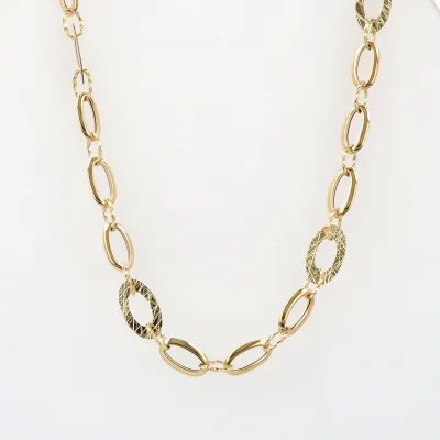 Yellow gold necklace