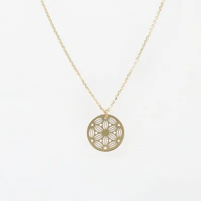 Lightweight yellow gold necklace