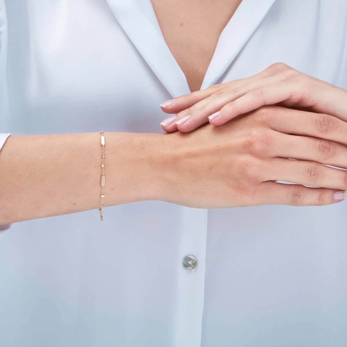 Yellow gold bracelet