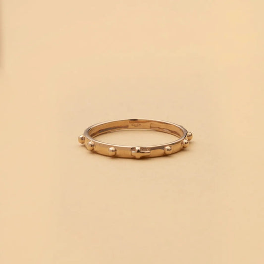Rose gold ring