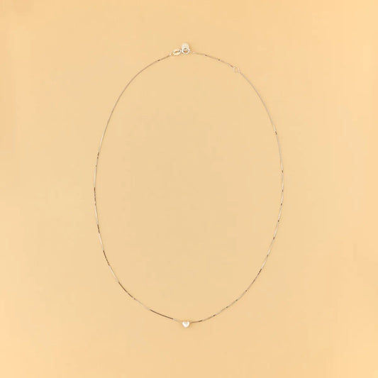 White gold lightweight neklace