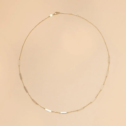 Yellow gold necklace