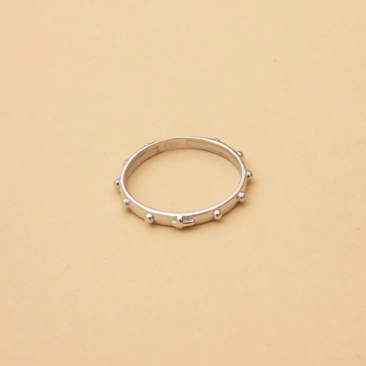 White gold ring