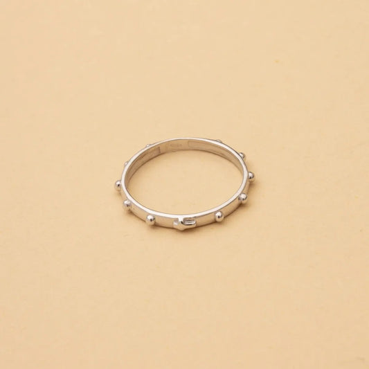 White gold ring