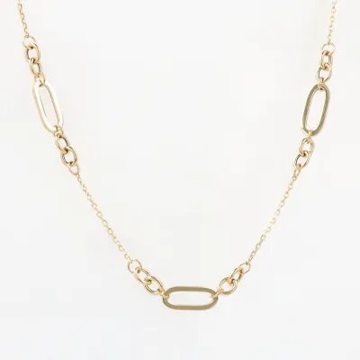 Yellow gold necklace