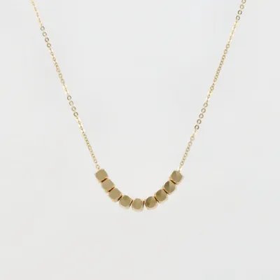 Lightweight yellow gold necklace