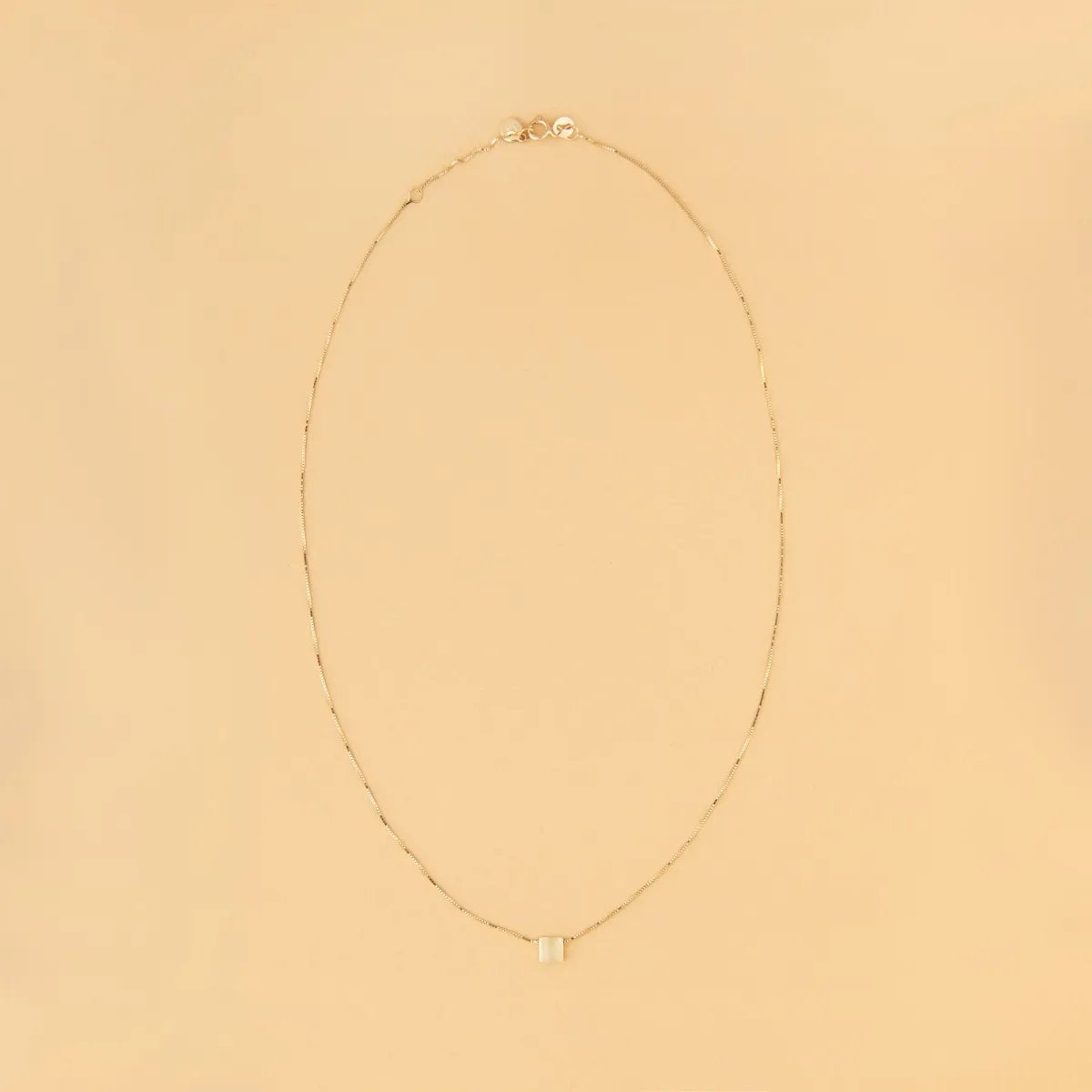 Yellow gold lightweight neklace