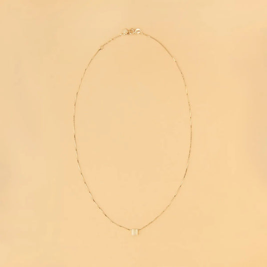 Yellow gold lightweight neklace