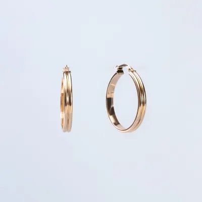 Yellow Gold Hoop Earrings