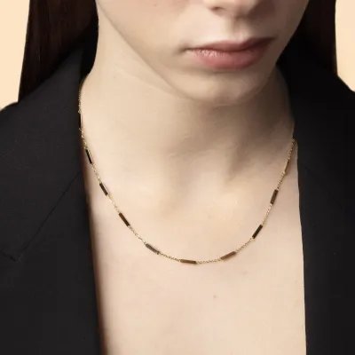 Yellow gold necklace