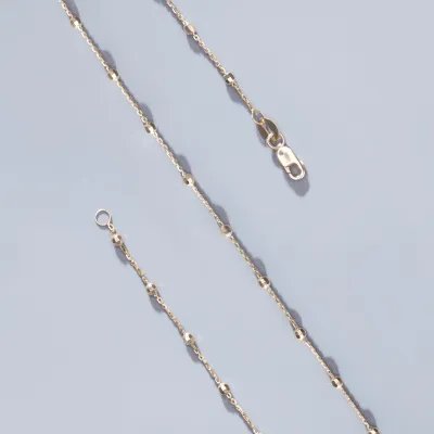 Fancy chain with gold balls