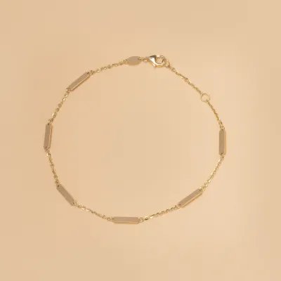Yellow gold bracelet