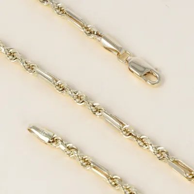 Hollow alternate rope chain