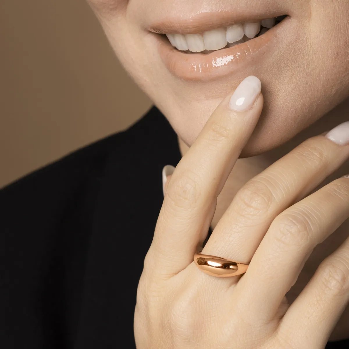 Red gold ring