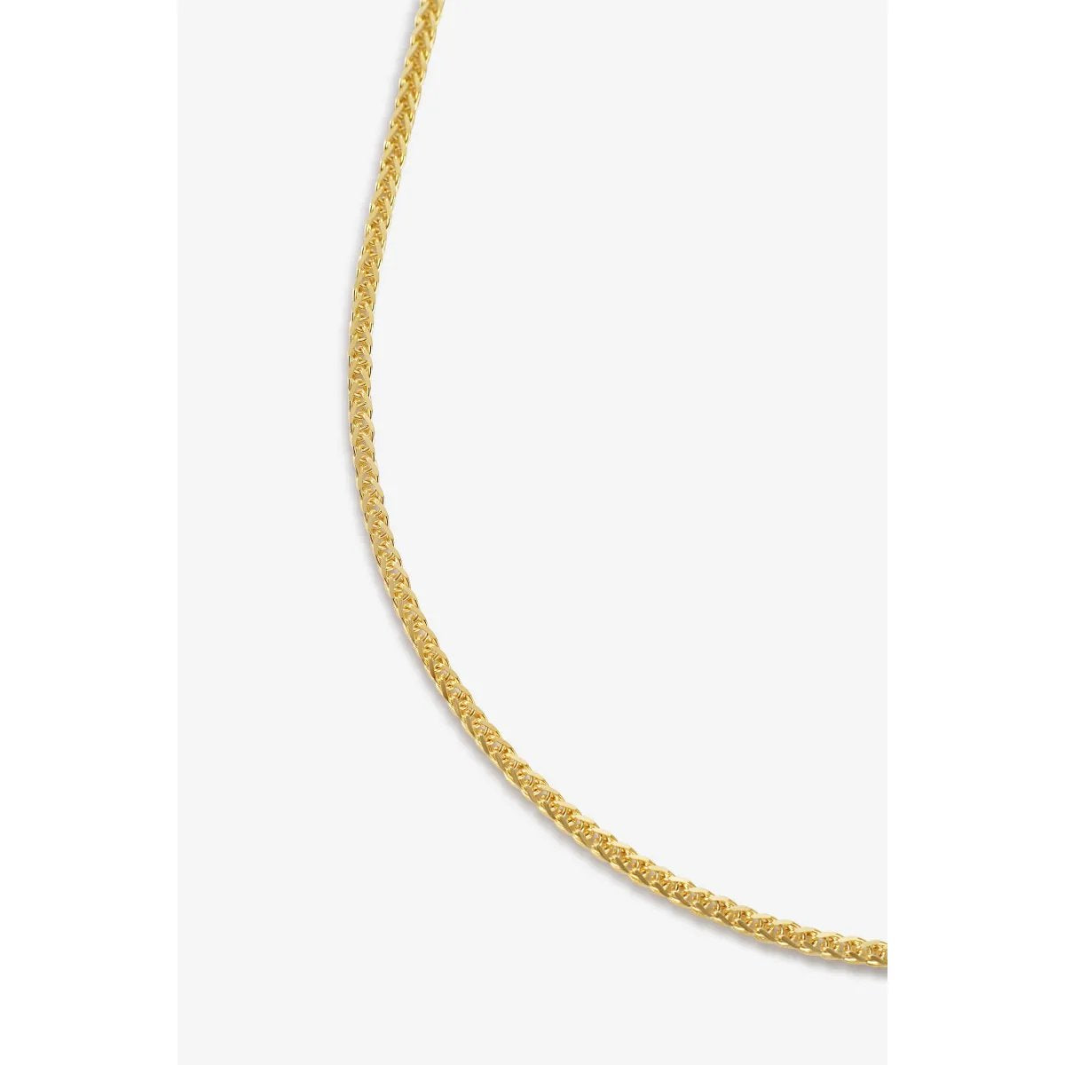 Spiga/Wheat Square/Foxtail Diamond-cut Gold Chain