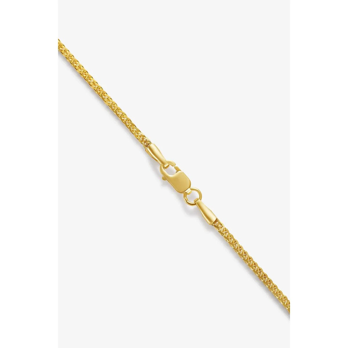 Spiga/Wheat Square/Foxtail Diamond-cut Gold Chain
