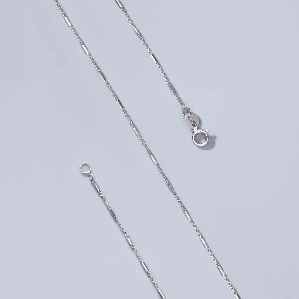 Fancy chain with polished segments