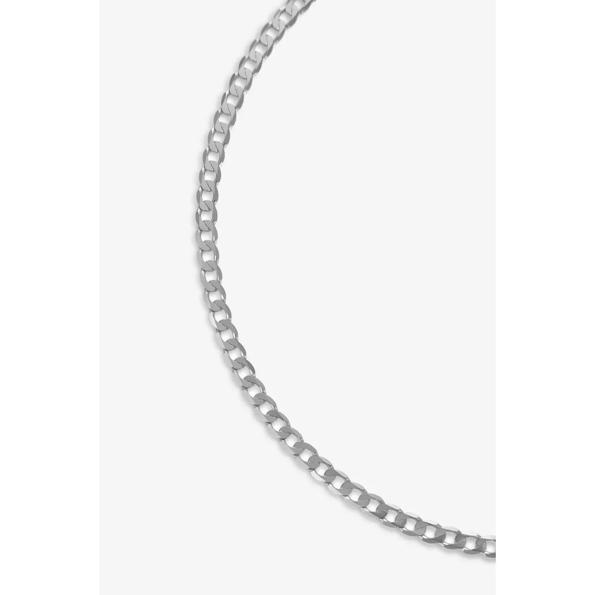 Panzer /  Flat Curb - Polished Gold Chain